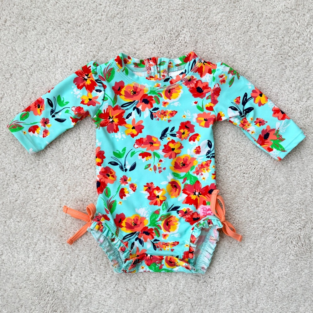Ruffle Butts Floral Baby One-Piece Swimsuit